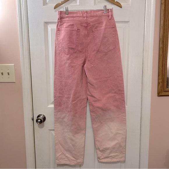 BDG Urban Outfitters High Rise Baggy Jeans Denim Women's Pink Size 29 - Picture 2 of 6